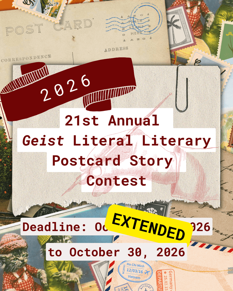 Geist 21st Annual Literal Literary Postcard Story Contest